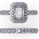 Double Halo-Style Engagement Ring or Band