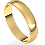 Grooved Comfort-Fit Flat Band