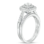 Solitaire One Stone with band Engagement Ring